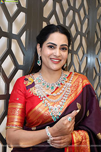 Himaja Poses with Designer Jewellery, HD Gallery