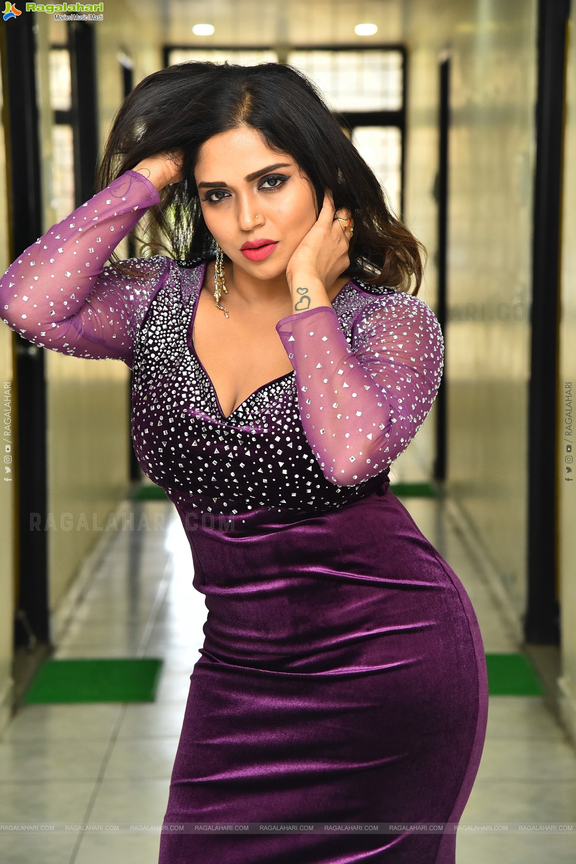 Karunya Chowdary at Erracheera Movie Thanks Meet, HD Gallery