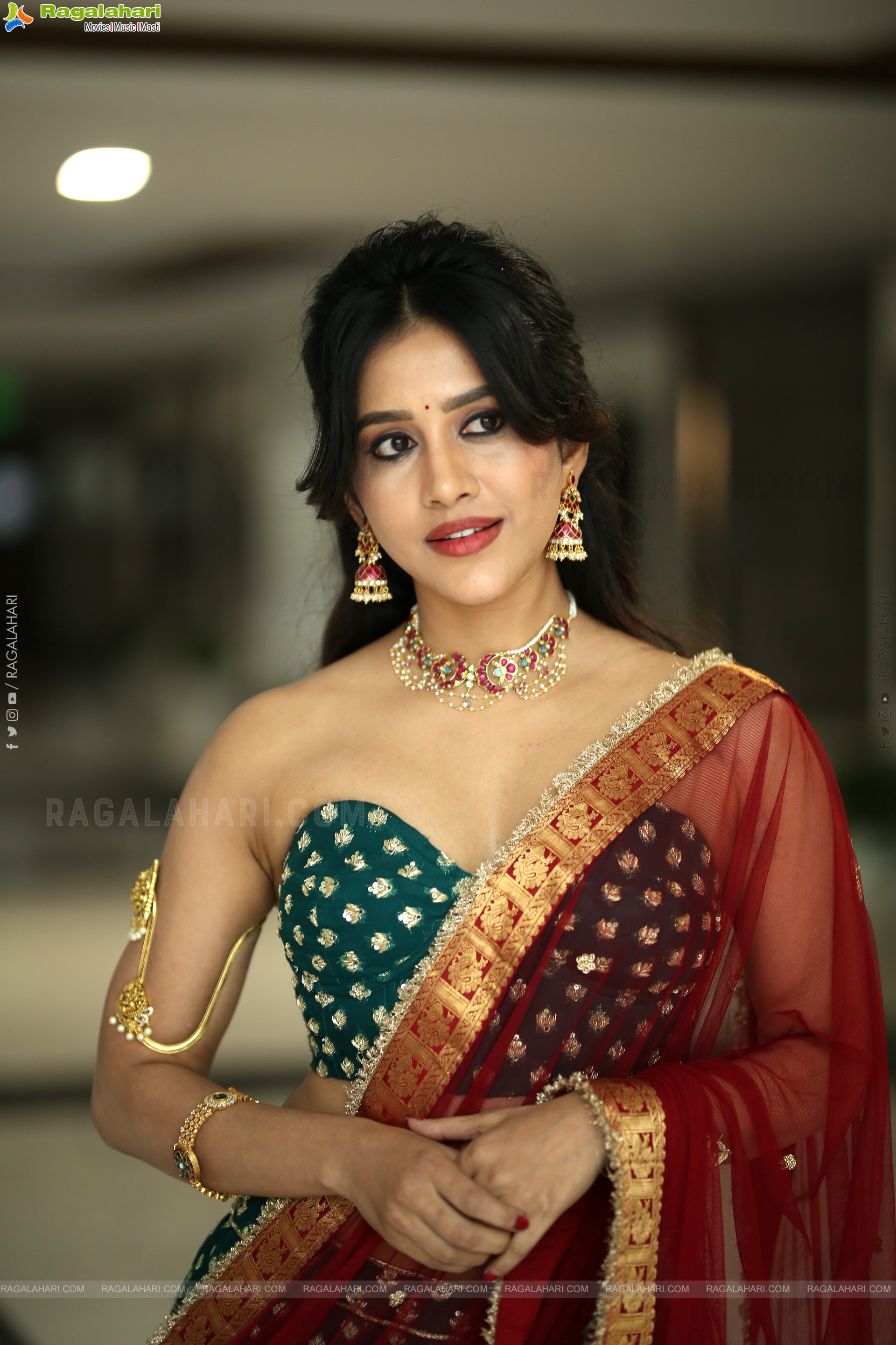 Nabha Natesh at Swayambhu Teaser Launch, HD Gallery