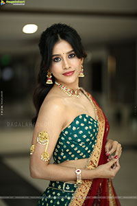 Nabha Natesh at Swayambhu Teaser Launch