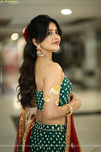 Nabha Natesh at Swayambhu Teaser Launch