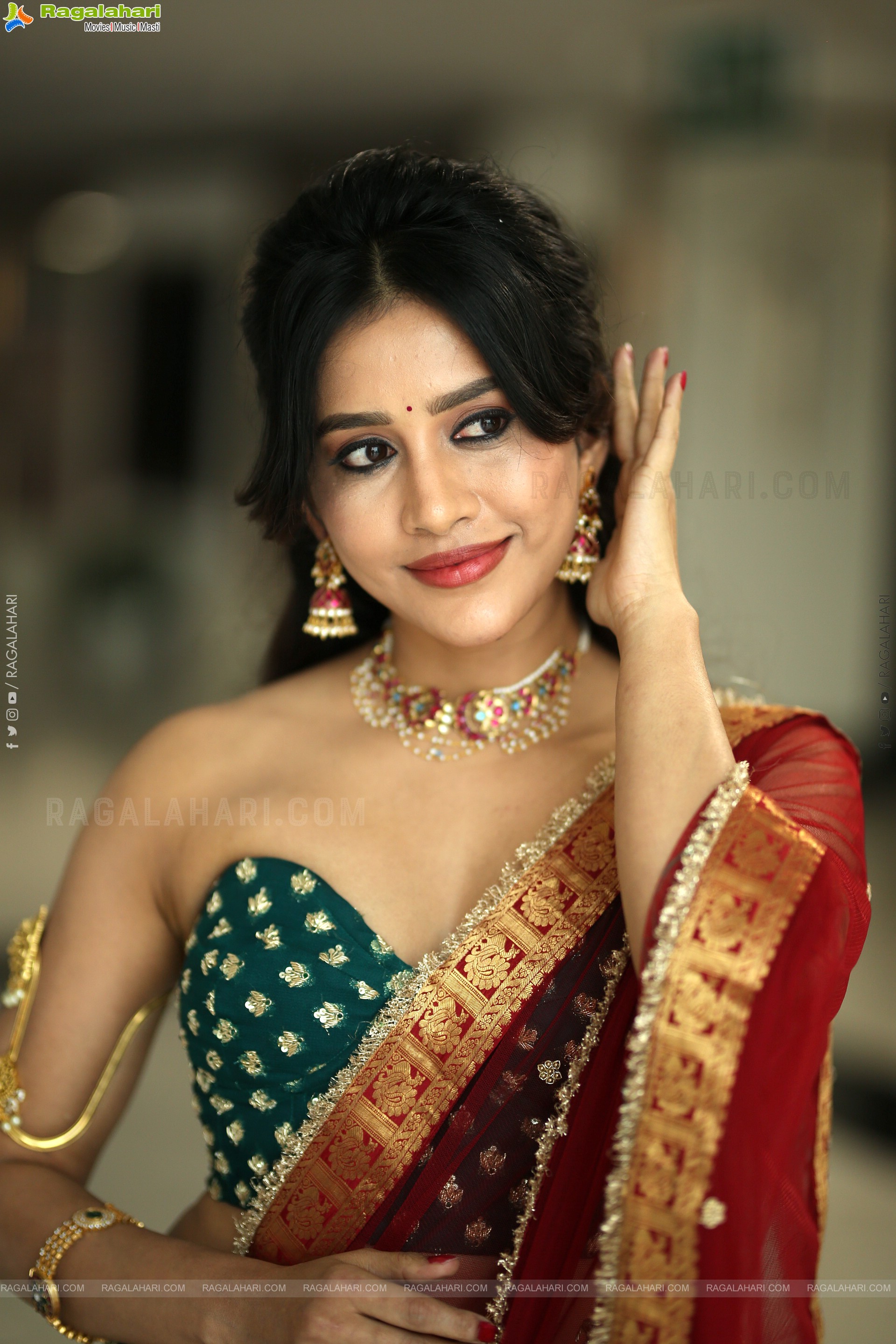 Nabha Natesh at Swayambhu Teaser Launch, HD Gallery