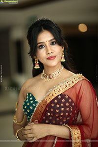 Nabha Natesh at Swayambhu Teaser Launch