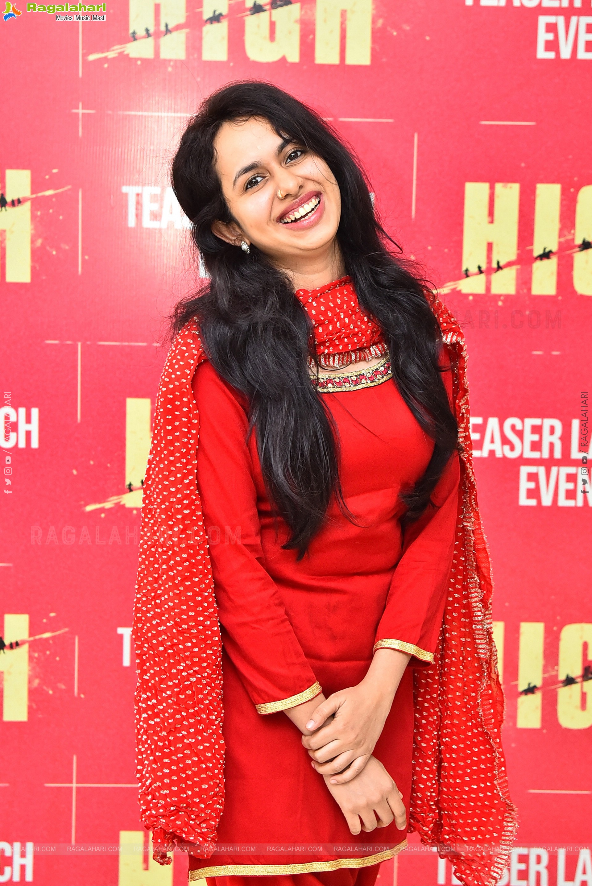 Pallavi Dora at HIGH Movie Teaser Launch Event, HD Gallery