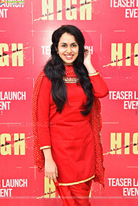 Pallavi Dora at HIGH Movie Teaser Launch Event