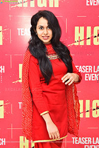 Pallavi Dora at HIGH Movie Teaser Launch Event