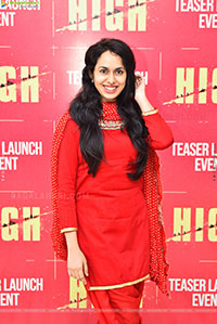 Pallavi Dora at HIGH Movie Teaser Launch Event