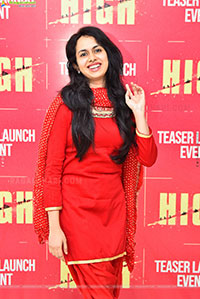 Pallavi Dora at HIGH Movie Teaser Launch Event