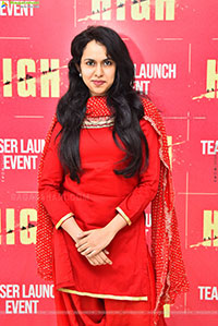 Pallavi Dora at HIGH Movie Teaser Launch Event