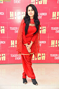 Pallavi Dora at HIGH Movie Teaser Launch Event