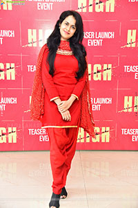 Pallavi Dora at HIGH Movie Teaser Launch Event