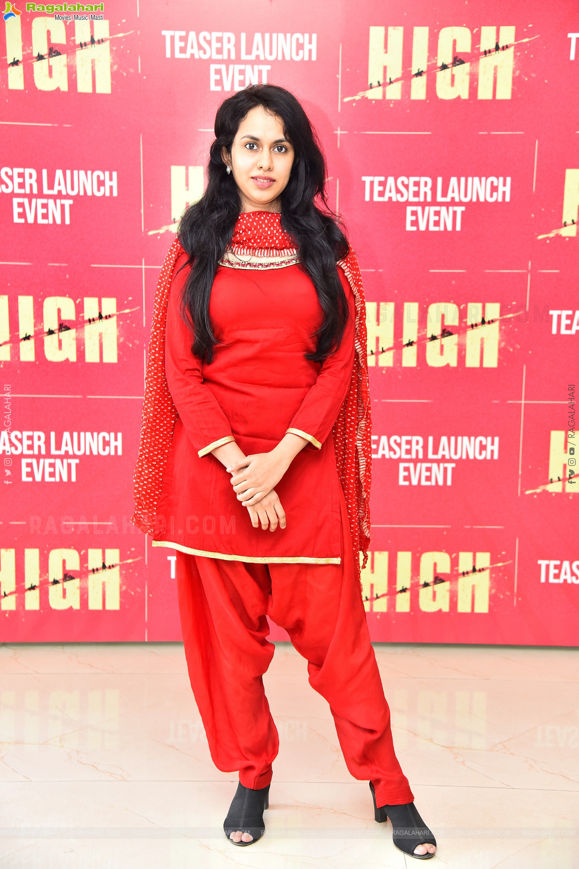 Pallavi Dora at HIGH Movie Teaser Launch Event, HD Gallery