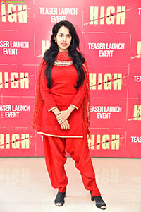 Pallavi Dora at HIGH Movie Teaser Launch Event