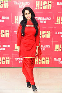 Pallavi Dora at HIGH Movie Teaser Launch Event