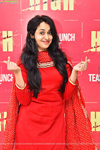 Pallavi Dora at HIGH Movie Teaser Launch Event