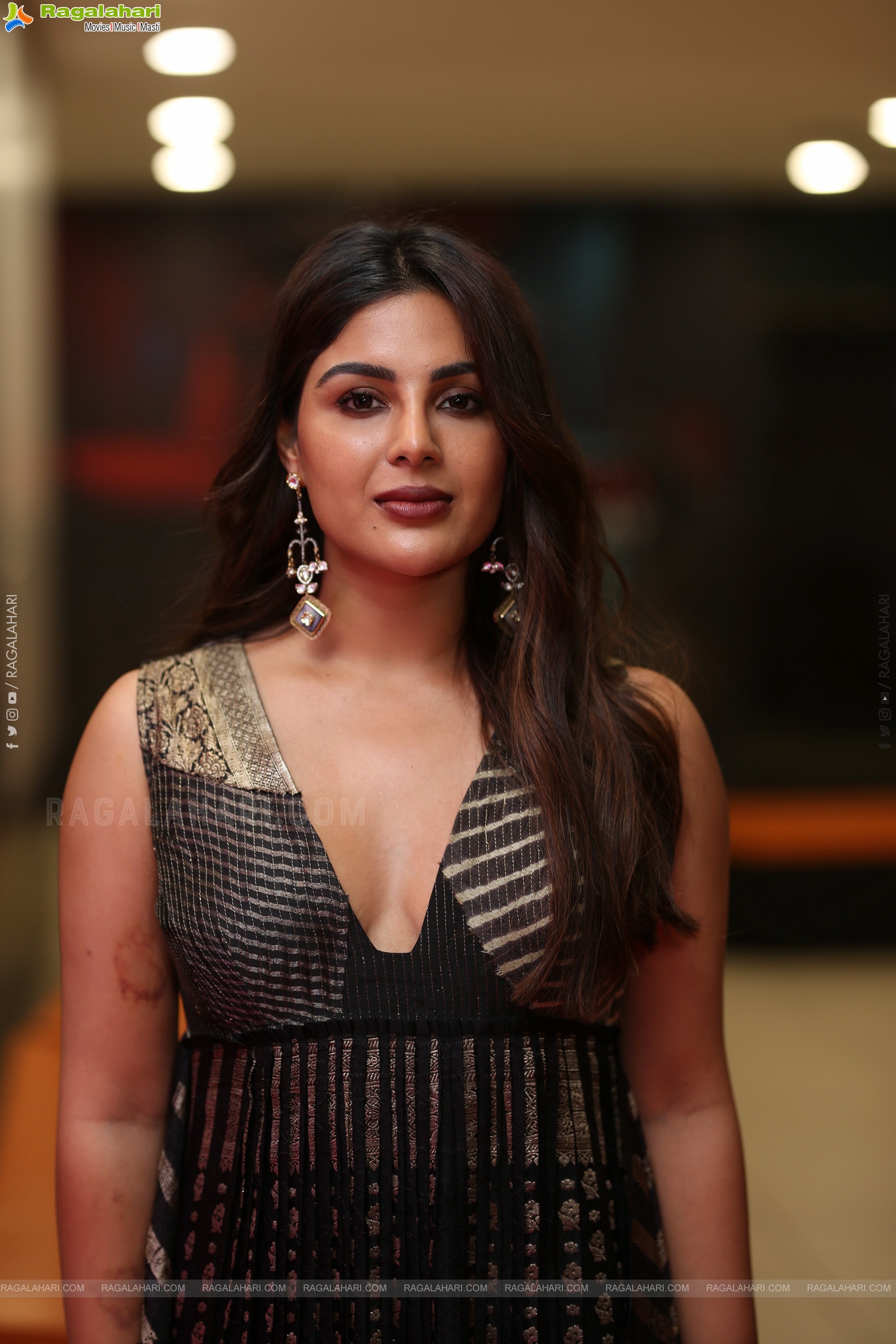 Samyuktha Menon at Swayambhu Teaser Launch, HD Gallery