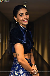 Sapthami Gowda at The Rise of Ashoka Movie Trailer Launch