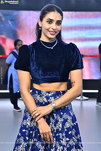 Sapthami Gowda at The Rise of Ashoka Movie Trailer Launch