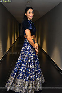 Sapthami Gowda at The Rise of Ashoka Movie Trailer Launch