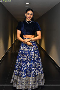 Sapthami Gowda at The Rise of Ashoka Movie Trailer Launch