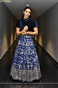 Sapthami Gowda at The Rise of Ashoka Movie Trailer Launch