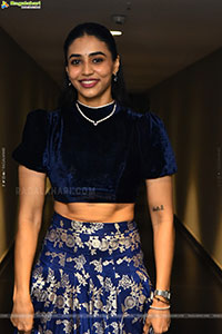 Sapthami Gowda at The Rise of Ashoka Movie Trailer Launch