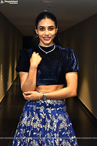 Sapthami Gowda at The Rise of Ashoka Movie Trailer Launch