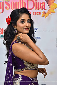 Ulka Gupta at My South Diva Calendar 2026 Launch, HD Gallery