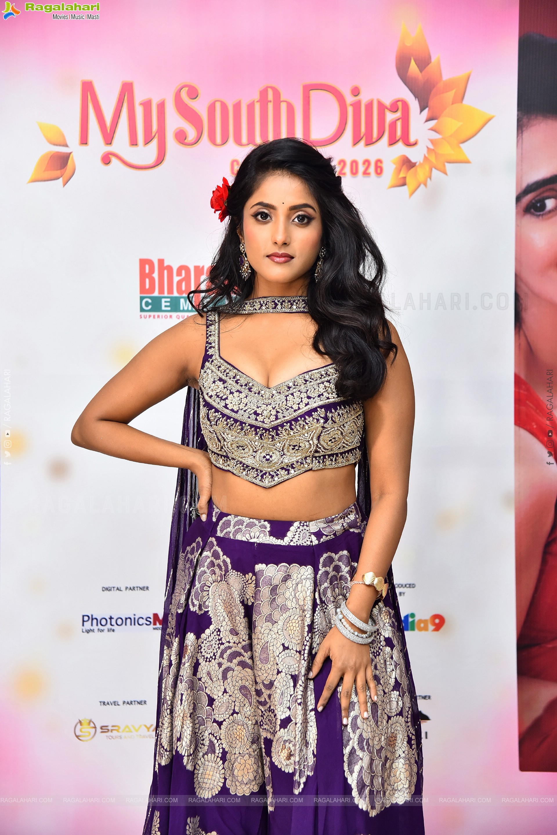 Ulka Gupta at My South Diva Calendar 2026 Launch, HD Gallery