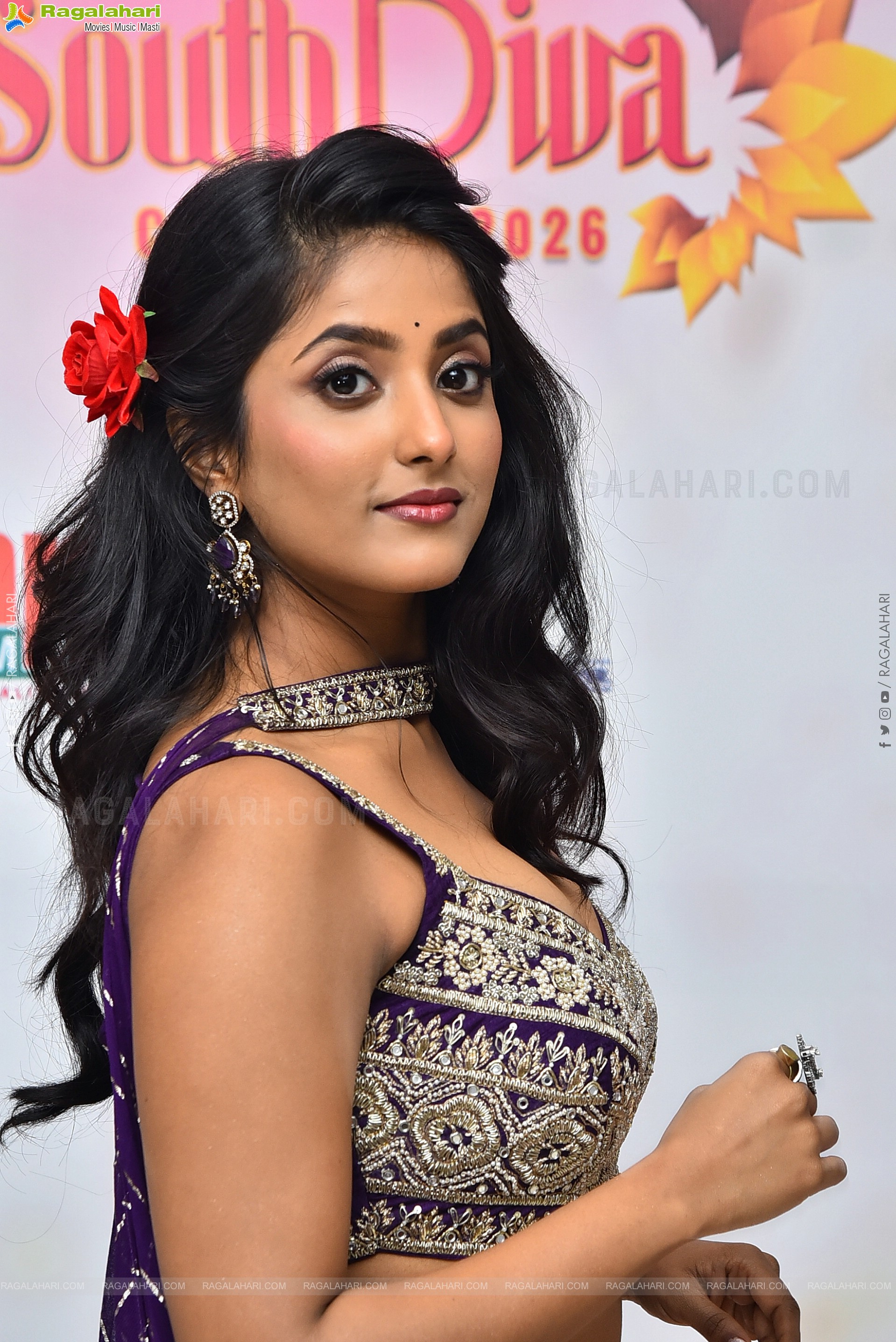 Ulka Gupta at My South Diva Calendar 2026 Launch, HD Gallery