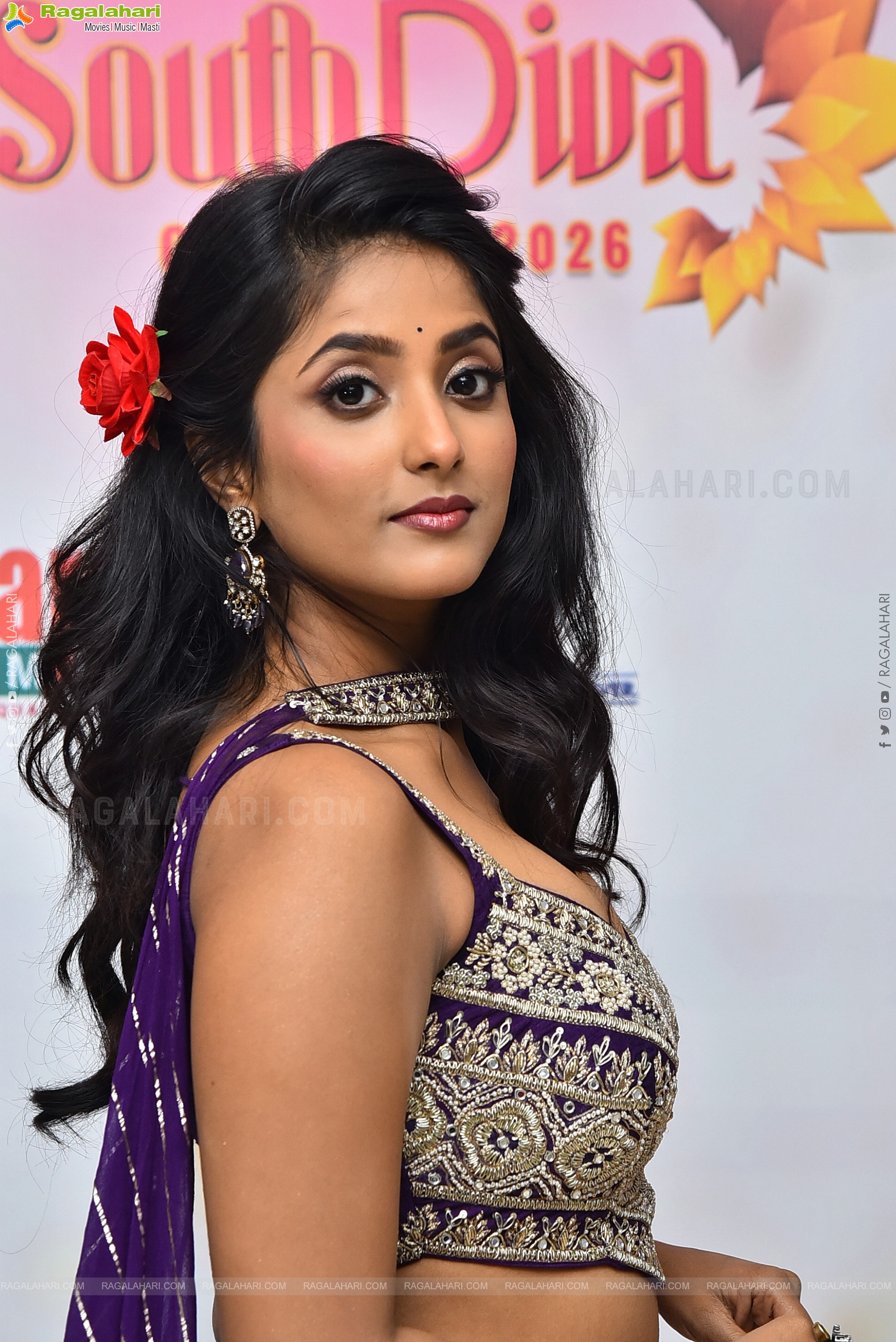 Ulka Gupta at My South Diva Calendar 2026 Launch, HD Gallery