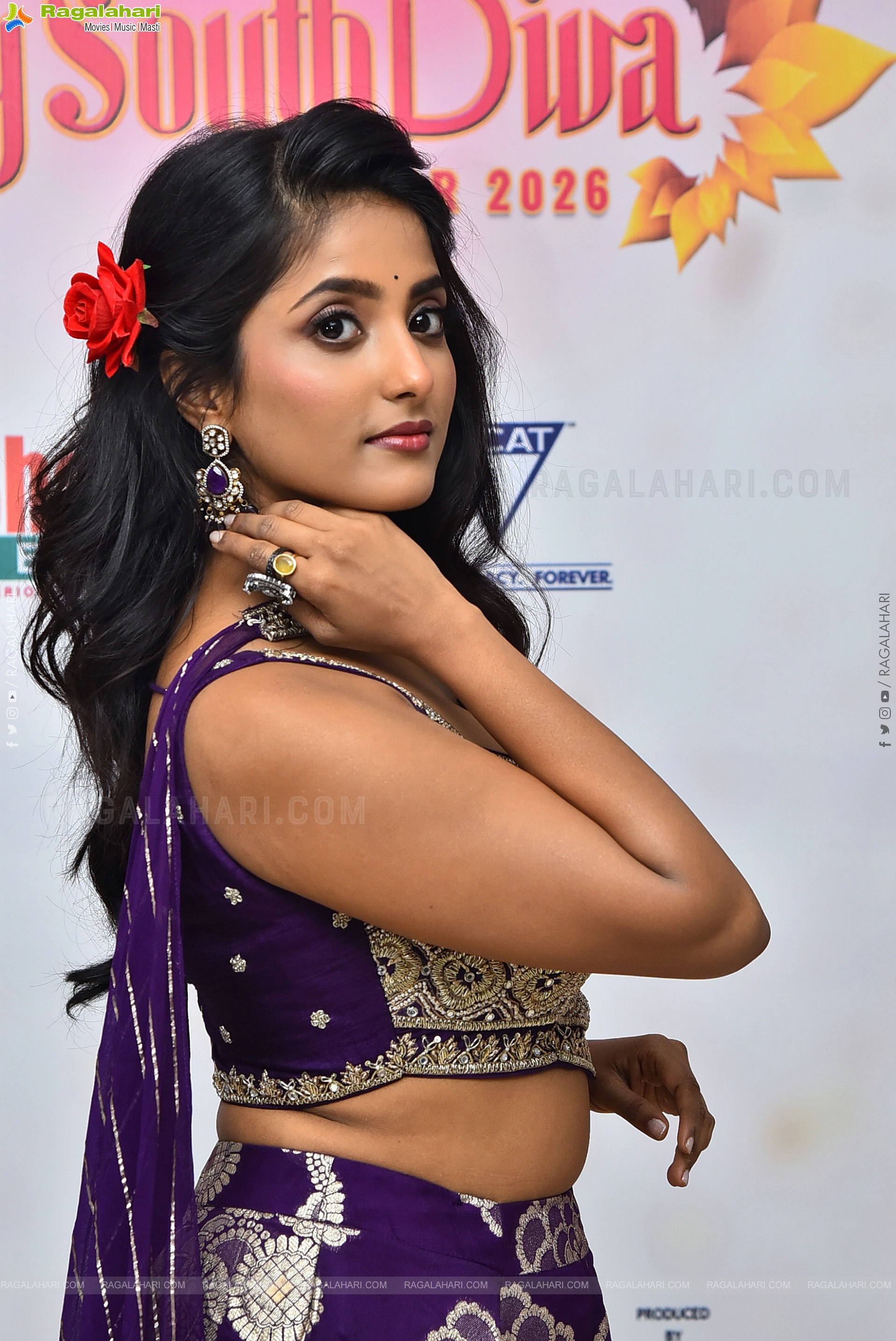 Ulka Gupta at My South Diva Calendar 2026 Launch, HD Gallery