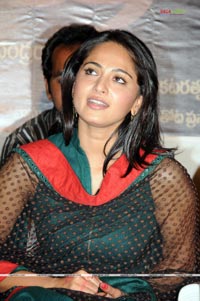 Anushka at Panchakshari Logo Launch