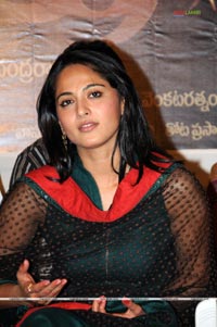 Anushka at Panchakshari Logo Launch