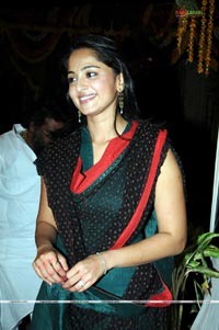 Anushka at Panchakshari Logo Launch