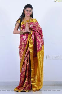 Beautiful Kushik in Saree