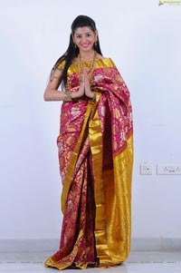 Beautiful Kushik in Saree