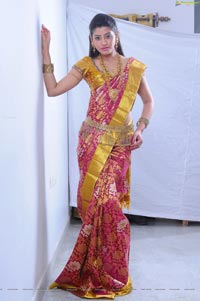 Beautiful Kushik in Saree