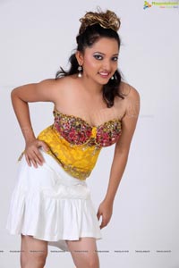 Arya Rao in White Skirt