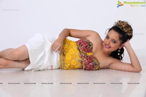 Arya Rao in White Skirt