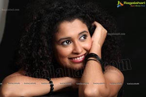 Soumya Sukumar in Black Frock