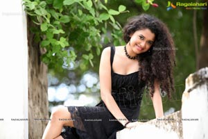 Soumya Sukumar in Black Frock