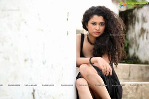 Soumya Sukumar in Black Frock