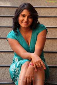 Tanusha in Blue Skirt