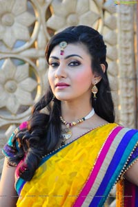 Neelam Upadhyaya in Half Saree