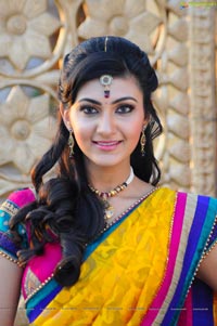 Neelam Upadhyaya in Half Saree