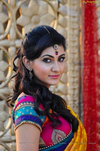 Neelam Upadhyaya in Half Saree