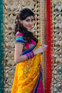 Neelam Upadhyaya in Half Saree