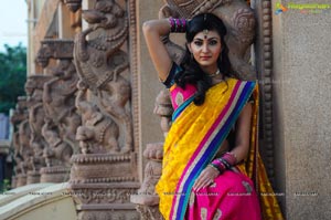 Neelam Upadhyaya in Half Saree