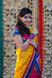 Neelam Upadhyaya in Half Saree